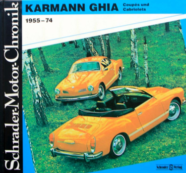 Schrader "Karmann Ghia Coupes und Cabriolets" Volkswagen Karmann History 1990 (10445)